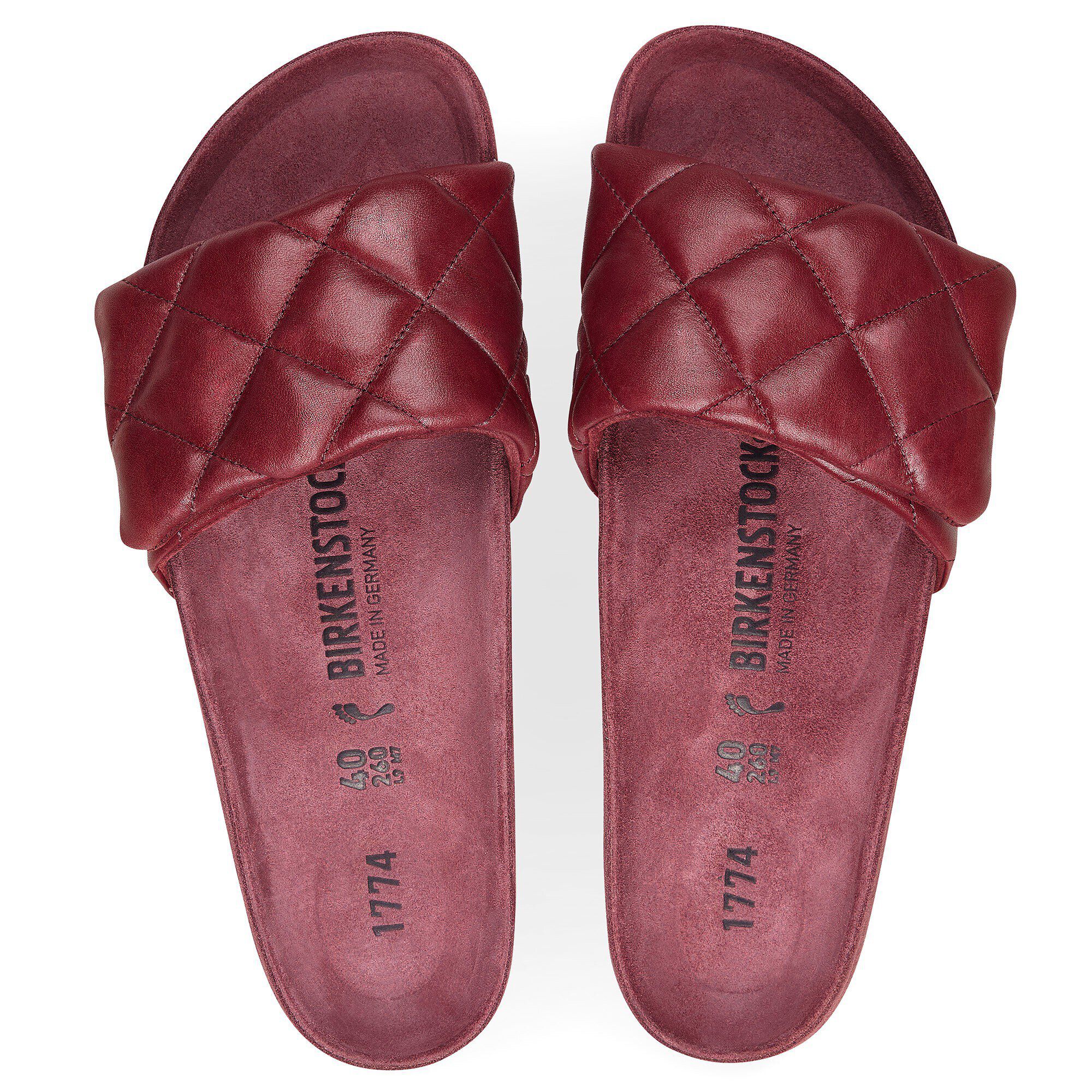1774 Sylt Embossed Leather in Color Oxblood | BIRKENSTOCK US