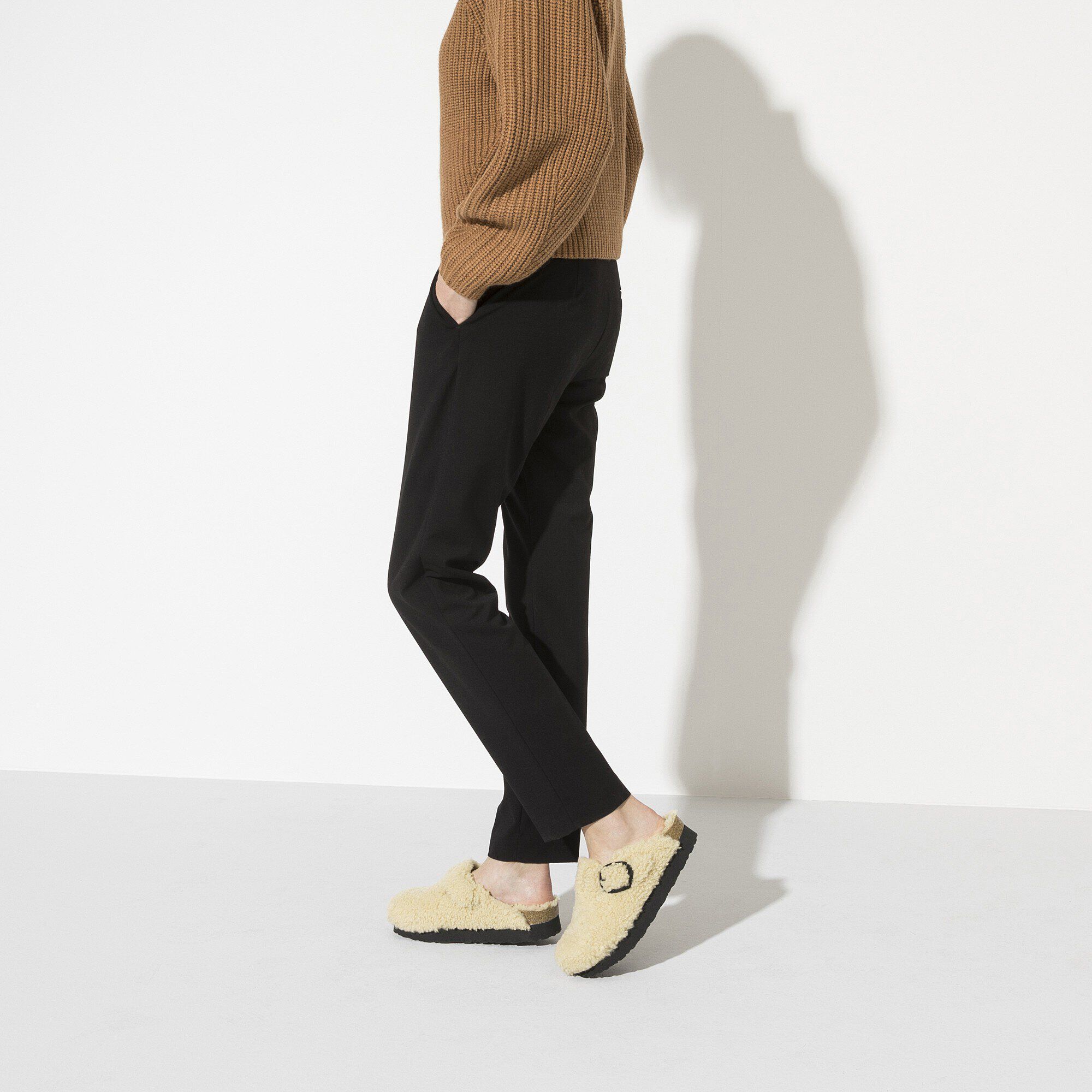 Boston Big Buckle Flex Platform Shearling