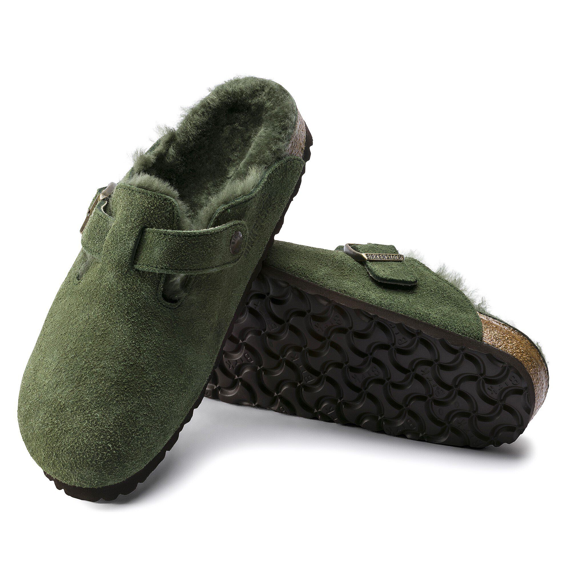 Boston Shearling Suede Leather