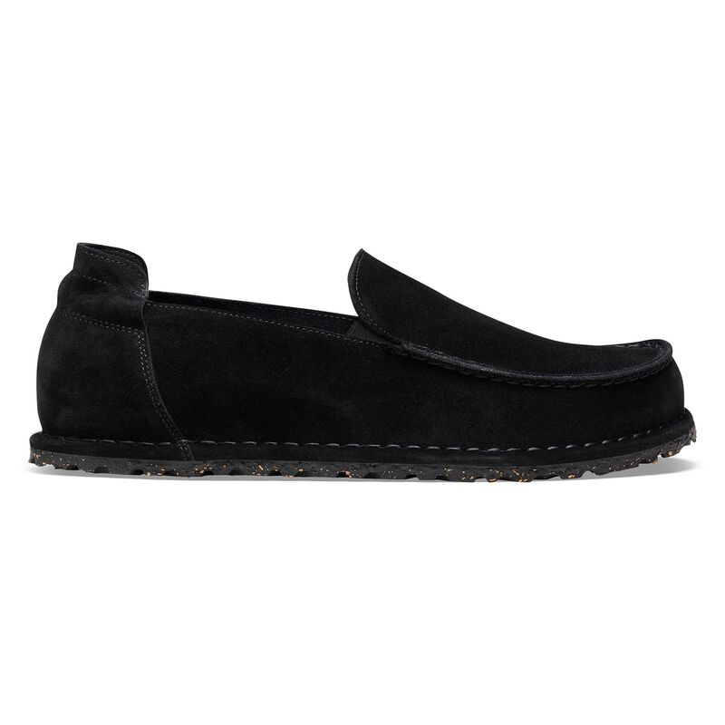 BIRKENSTOCK Utti Suede Leather Black Easy Walk detail