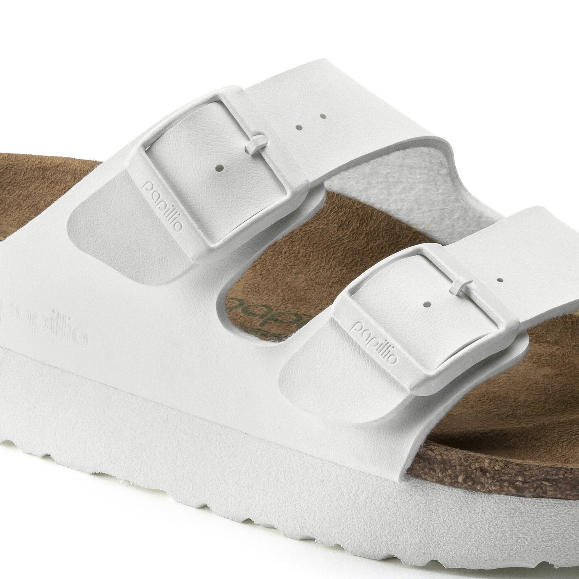 BIRKENSTOCK ARIZONA/アリゾナ ホワイト Arizona Platform Vegan Birko-Flor in Color White