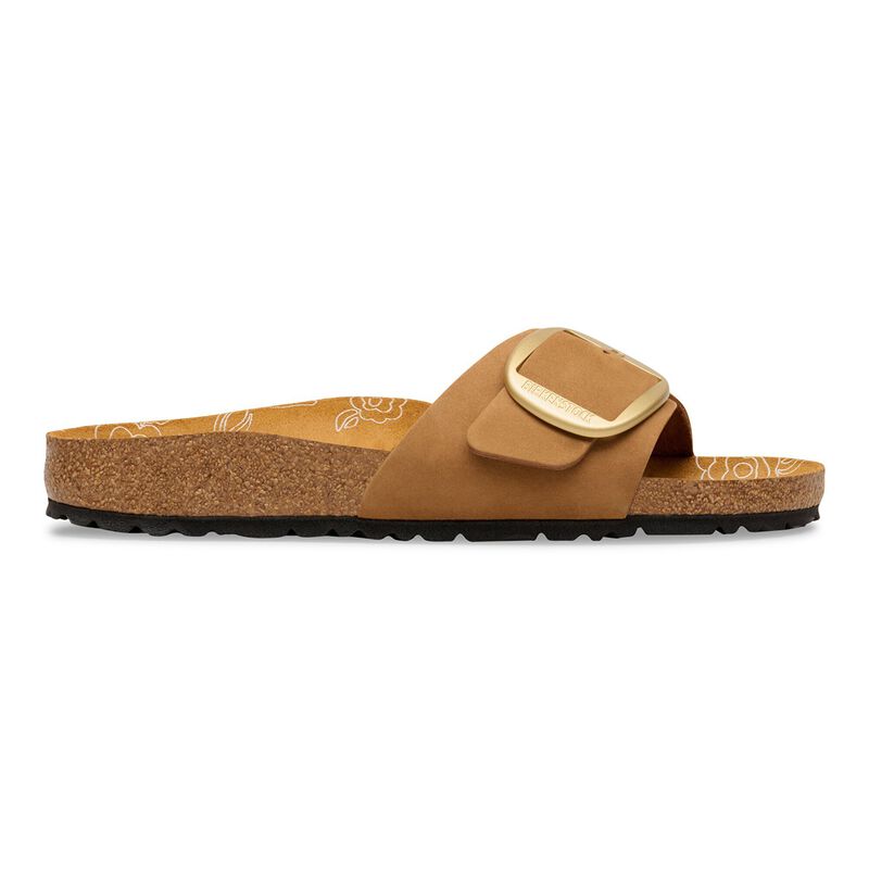 BIRKENSTOCK Madrid Big Buckle Nubuck Leather Mink Classic Fit detail