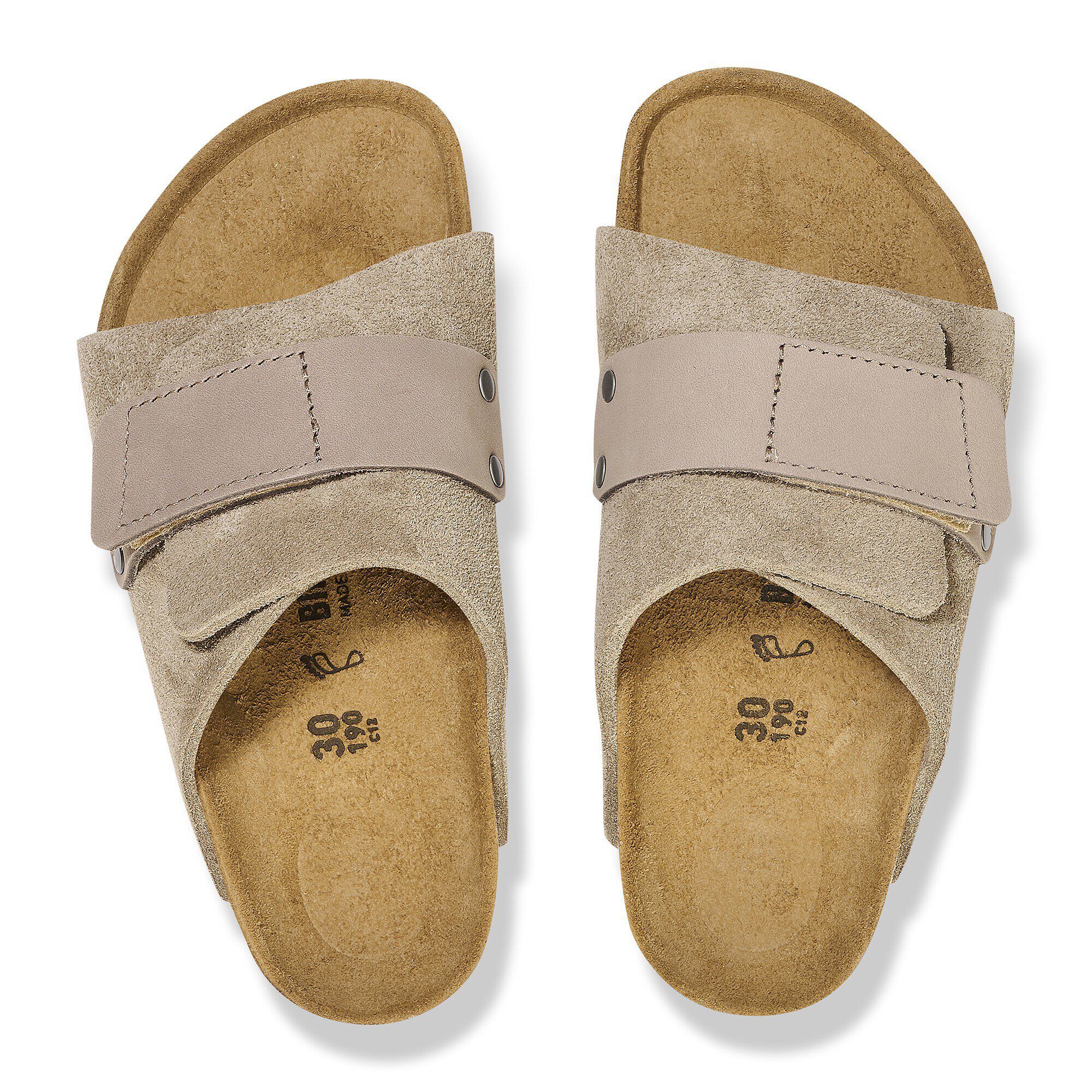 Kyoto Kids Suede Nubuck in Color Taupe | BIRKENSTOCK US