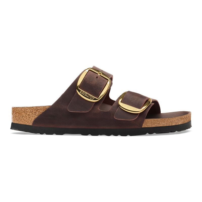BIRKENSTOCK Arizona Big Buckle Natural Leather Oiled Habana Classic Fit detail