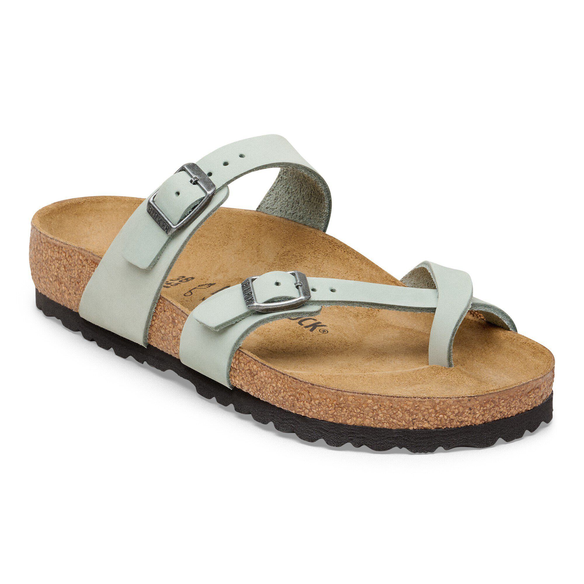 gris【レア！】BIRKENSTOCK Mayari ベルベット素材37 Birkenstock Mayari Silver Sandals Women's Size 37 / 6 US