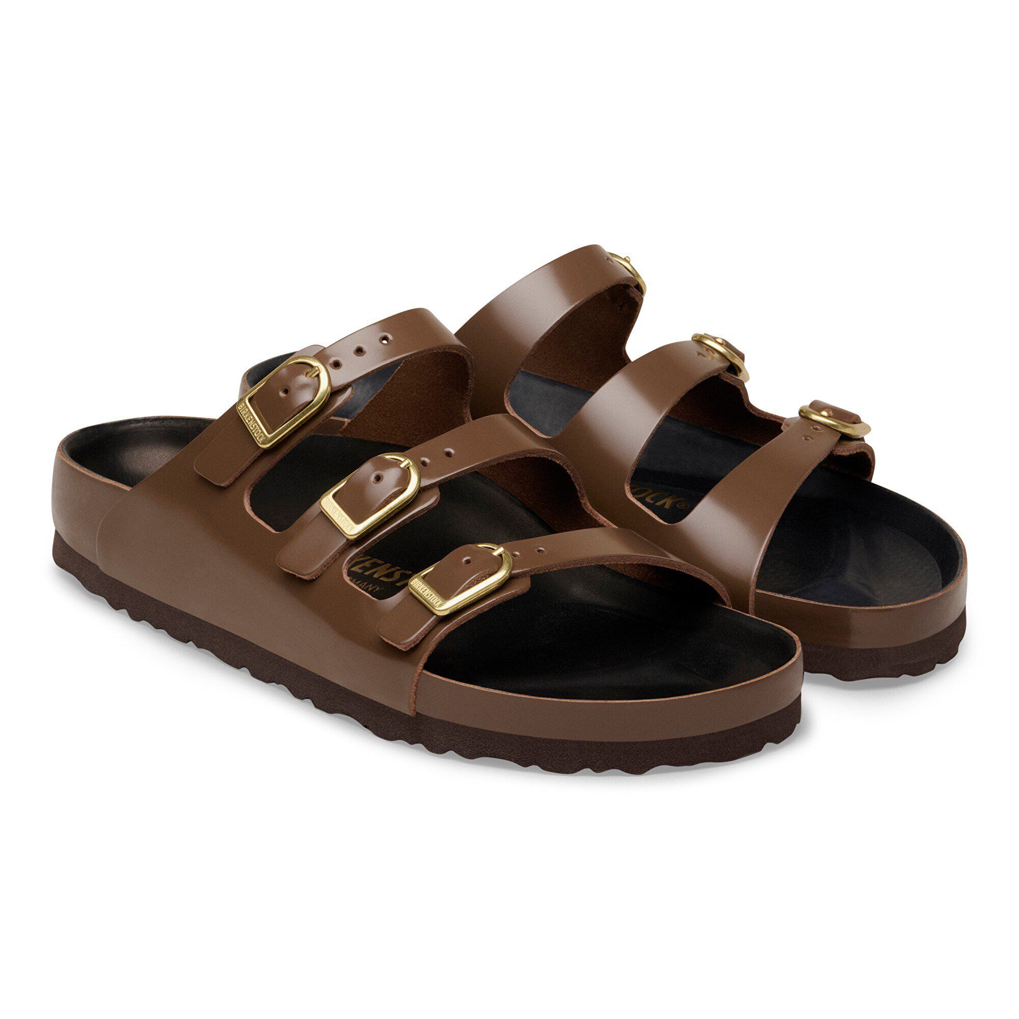 Florida Exquisite Natural Leather Patent - shown as a pair