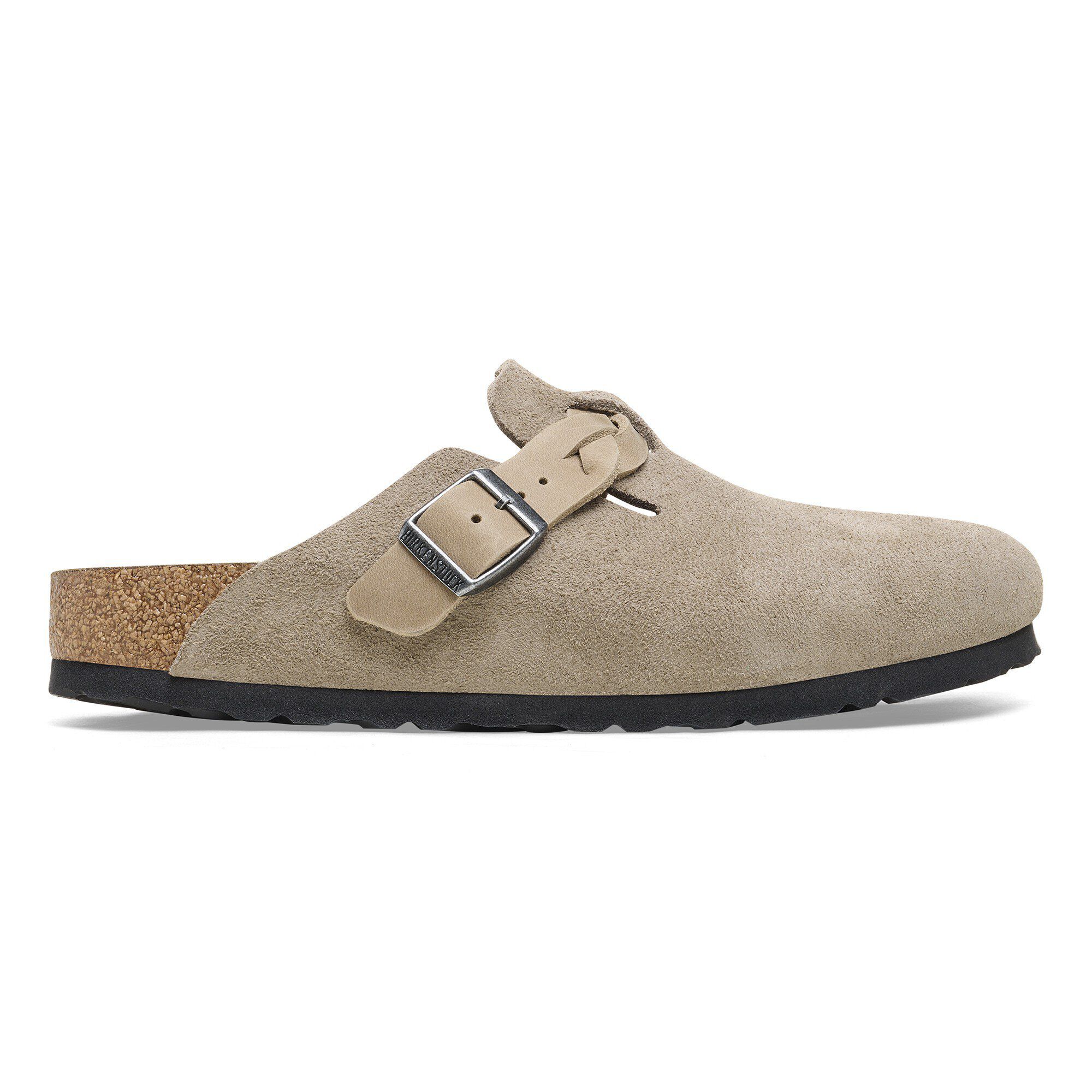 e*e様 BIRKENSTOCK Boston Braided トープ　40 Boston Braided Suede Leather in Color Taupe | BIRKENSTOCK US