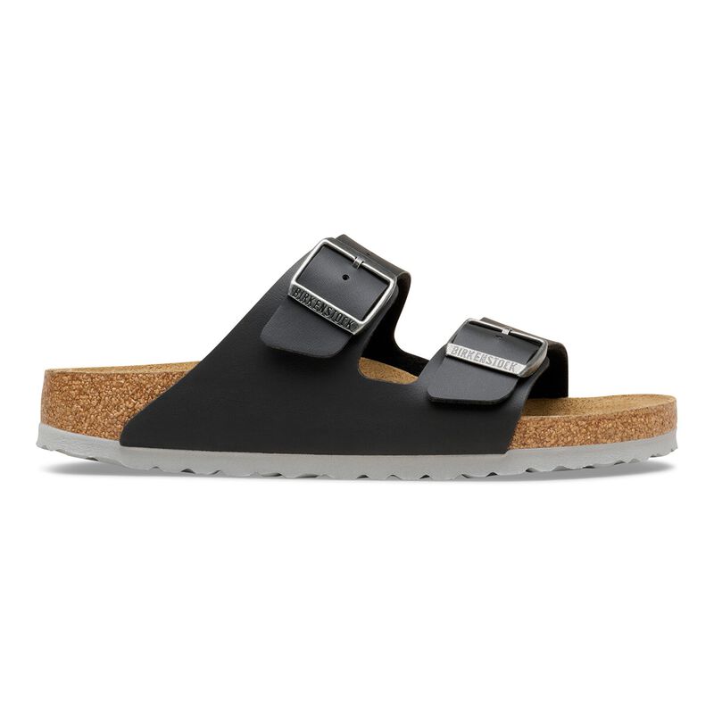 BIRKENSTOCK Arizona Birko-Flor Black/Light Gray Walk Edit detail