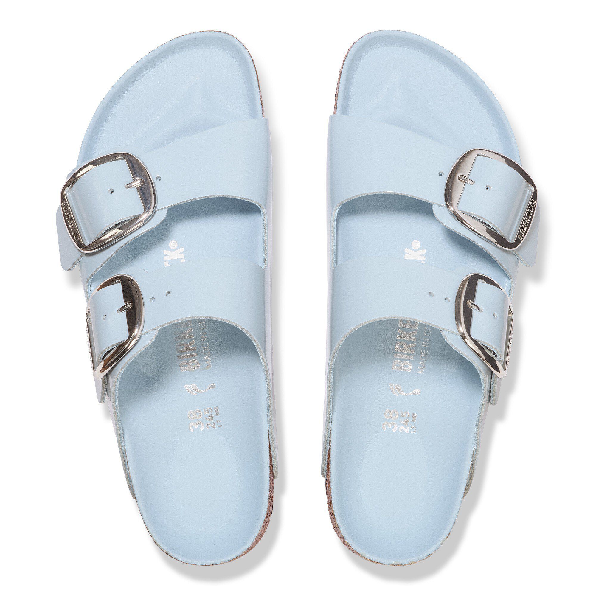 BIRKENSTOCK Arizona Baby Blue サンダル　36 Arizona Suede Leather in Color Baby Blue | BIRKENSTOCK US