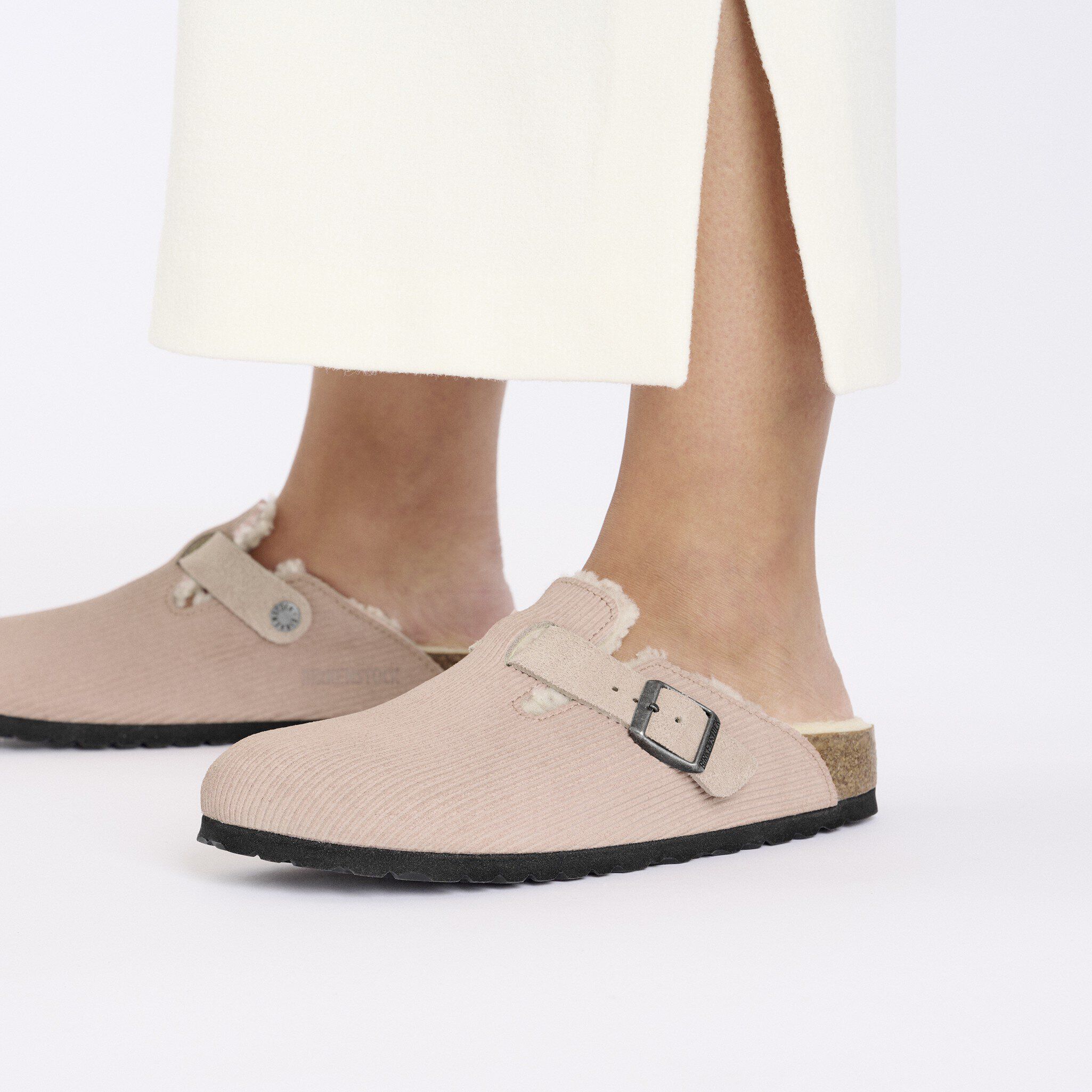 Boston VL Corduroy Teddy Shearling Suede Leather/Fur