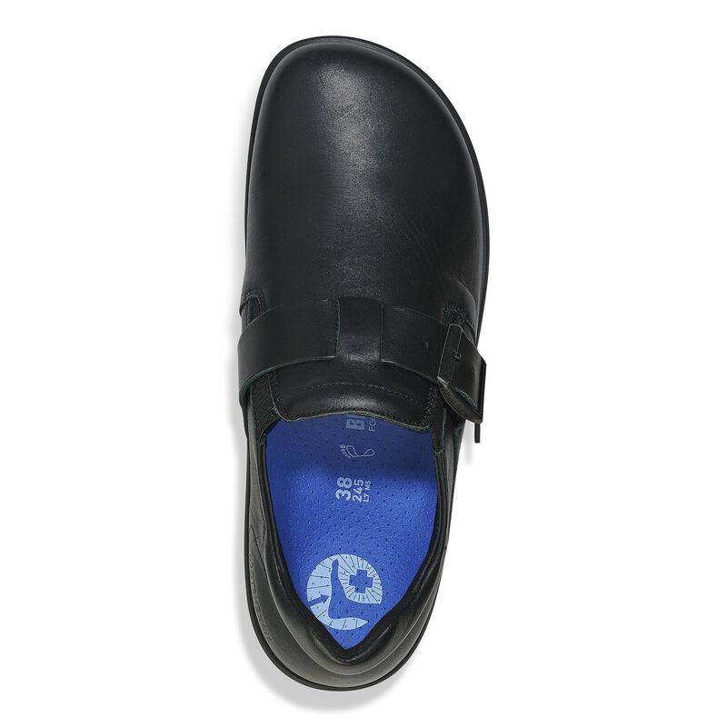 BIRKENSTOCK Caris PRO Natural Leather Black Trail Easy detail