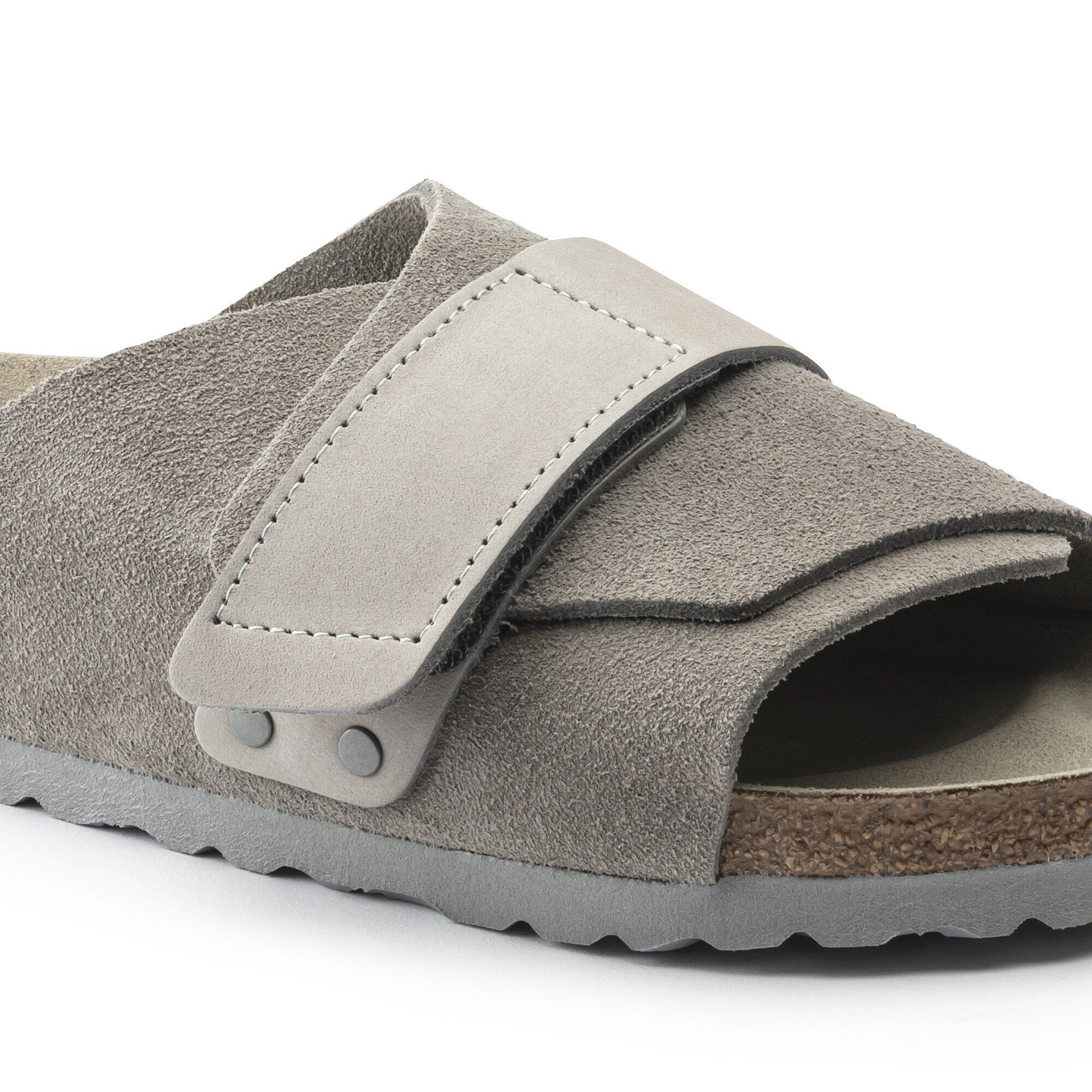 ビルケンシュトック　kyoto Kyoto Nubuck-Suede Leather in Color Stone Coin | BIRKENSTOCK US
