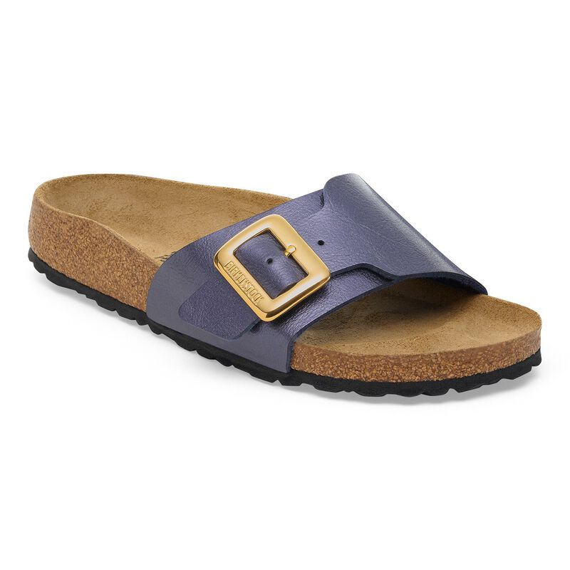 BIRKENSTOCK Catalina Luxe Buckle Birko-Flor Graceful Midnight Blue Walk Edit detail