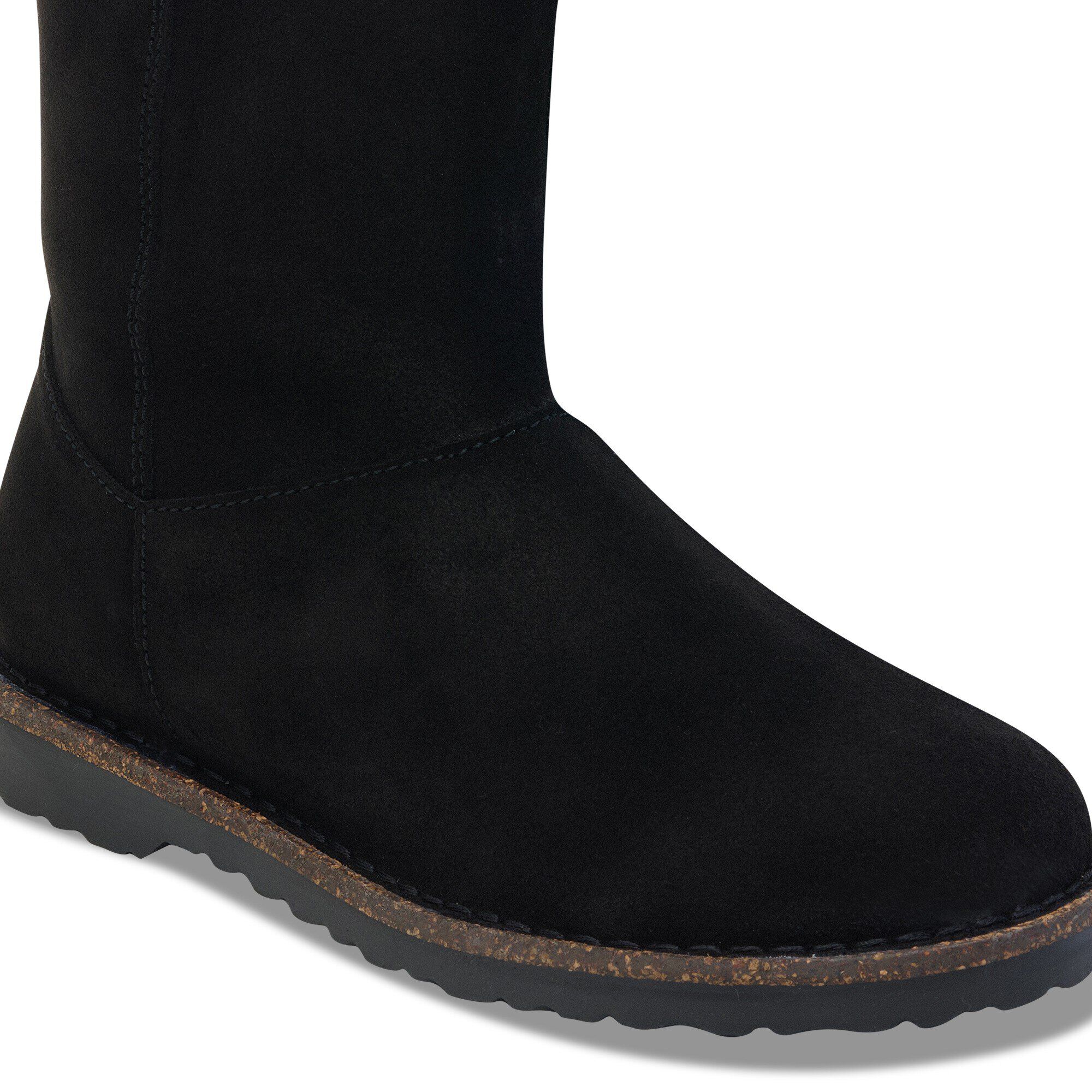 Uppsala Zip Shearling Suede Leather