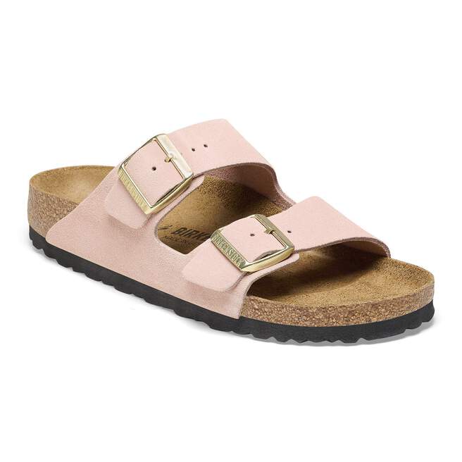 Arizona Suede Leather in Color Light Rose BIRKENSTOCK US