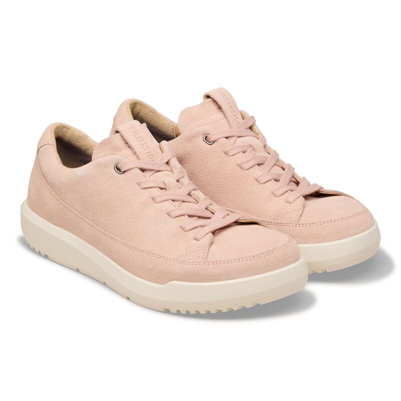 BIRKENSTOCK Melbourne Suede Leather Light Rose Soft Sole detail