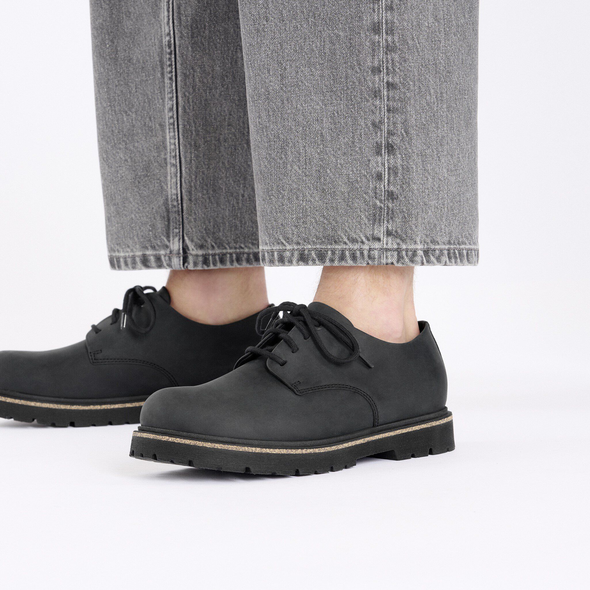 ビルケンシュトック Highwood Lace Low ブラック 26cm Highwood Lace Low Leather in Color Black | BIRKENSTOCK US