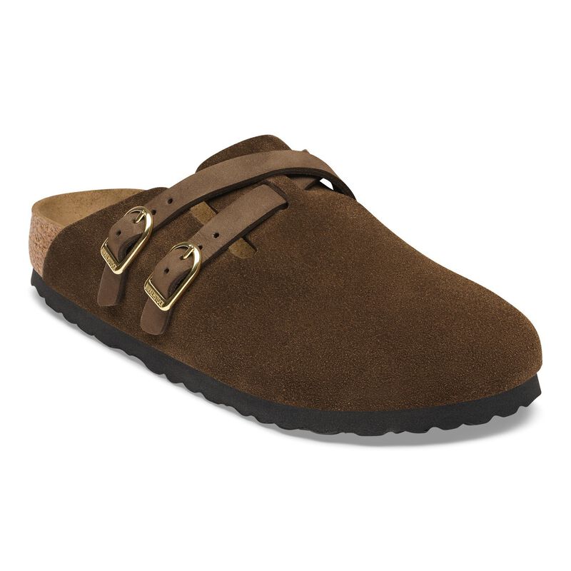 BIRKENSTOCK Blair Suede Leather Carafe Walk Edit detail