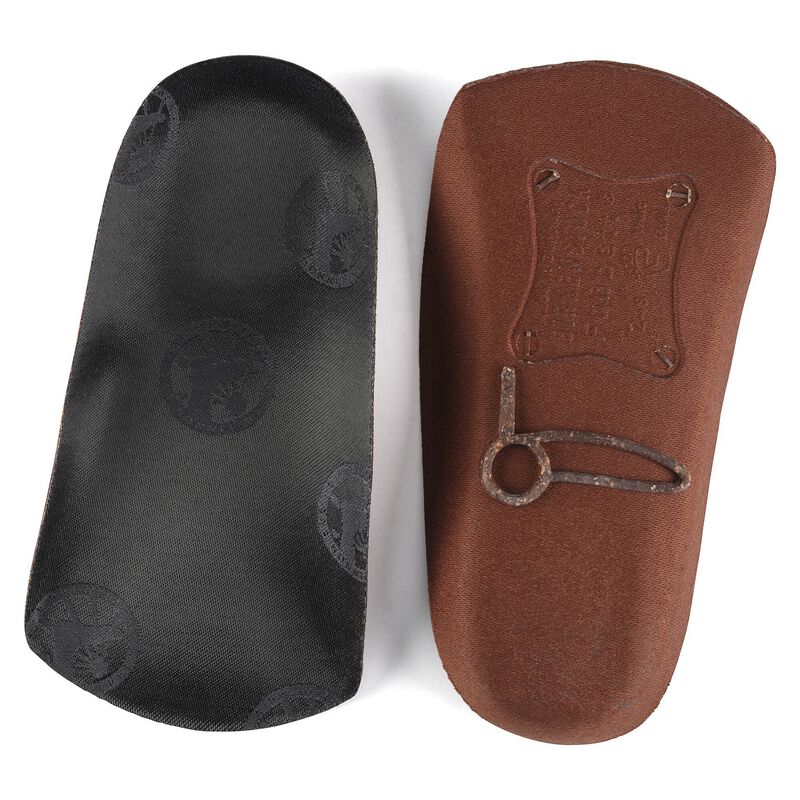 BIRKENSTOCK Blue Footbed Black Edition Cotton Trail Easy detail