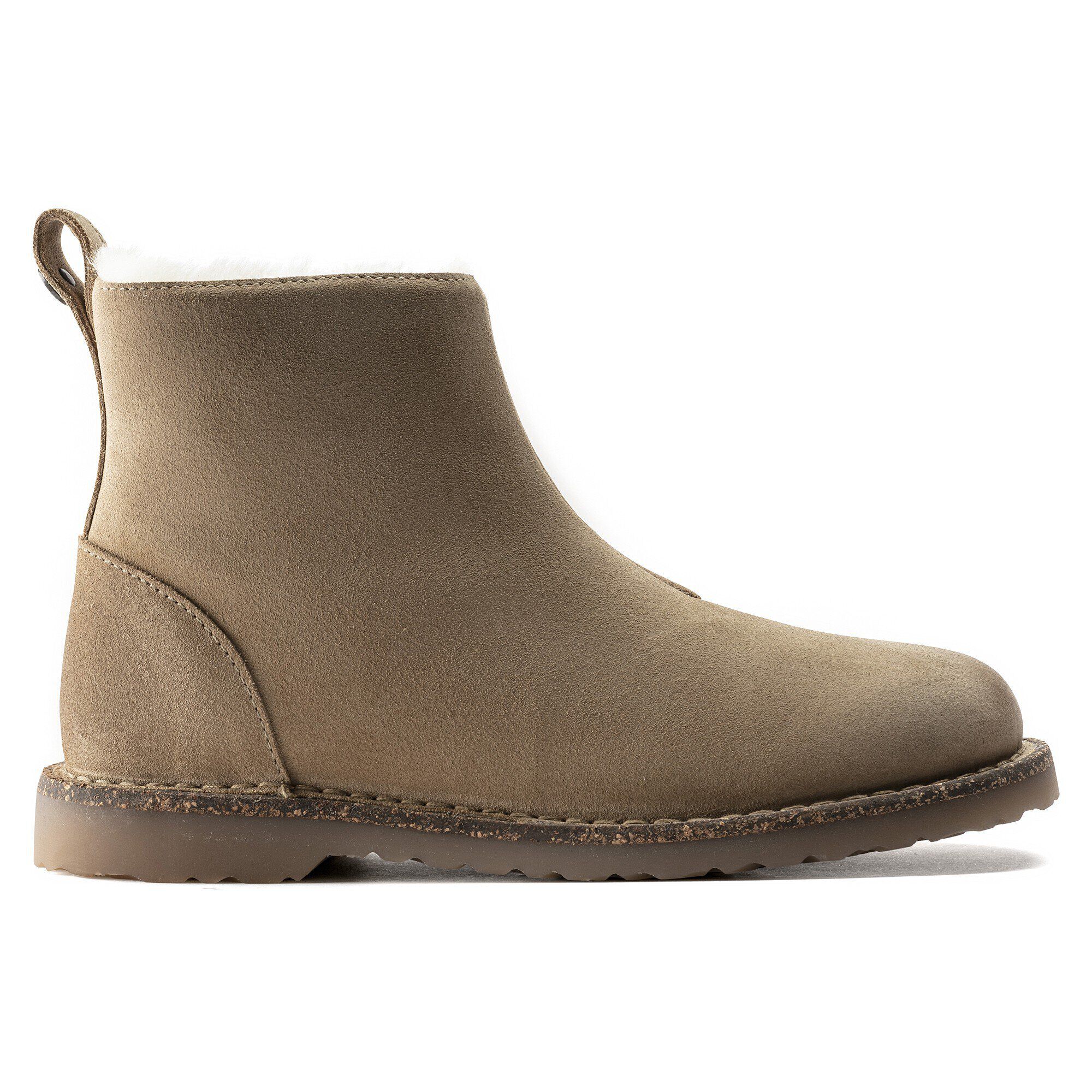 Melrose Shearling Suede Leather