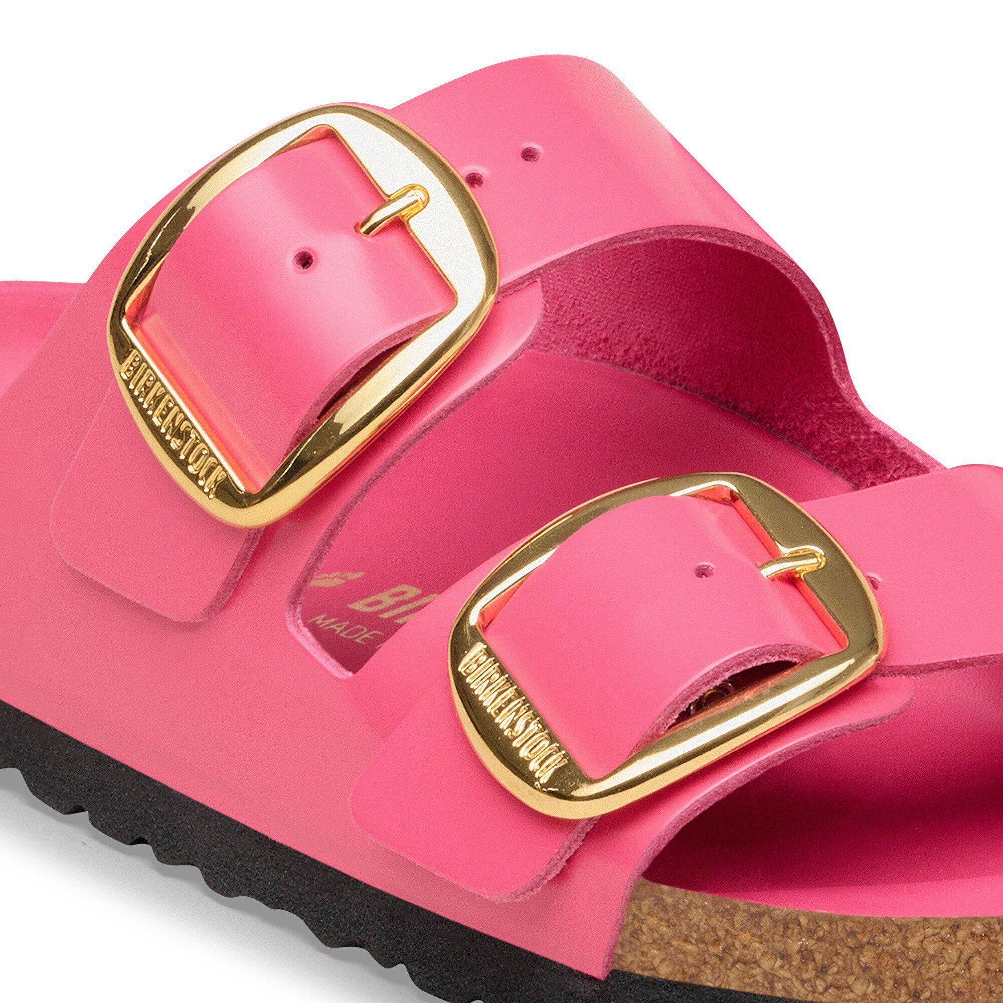 Arizona Big Buckle Natural Leather Patent