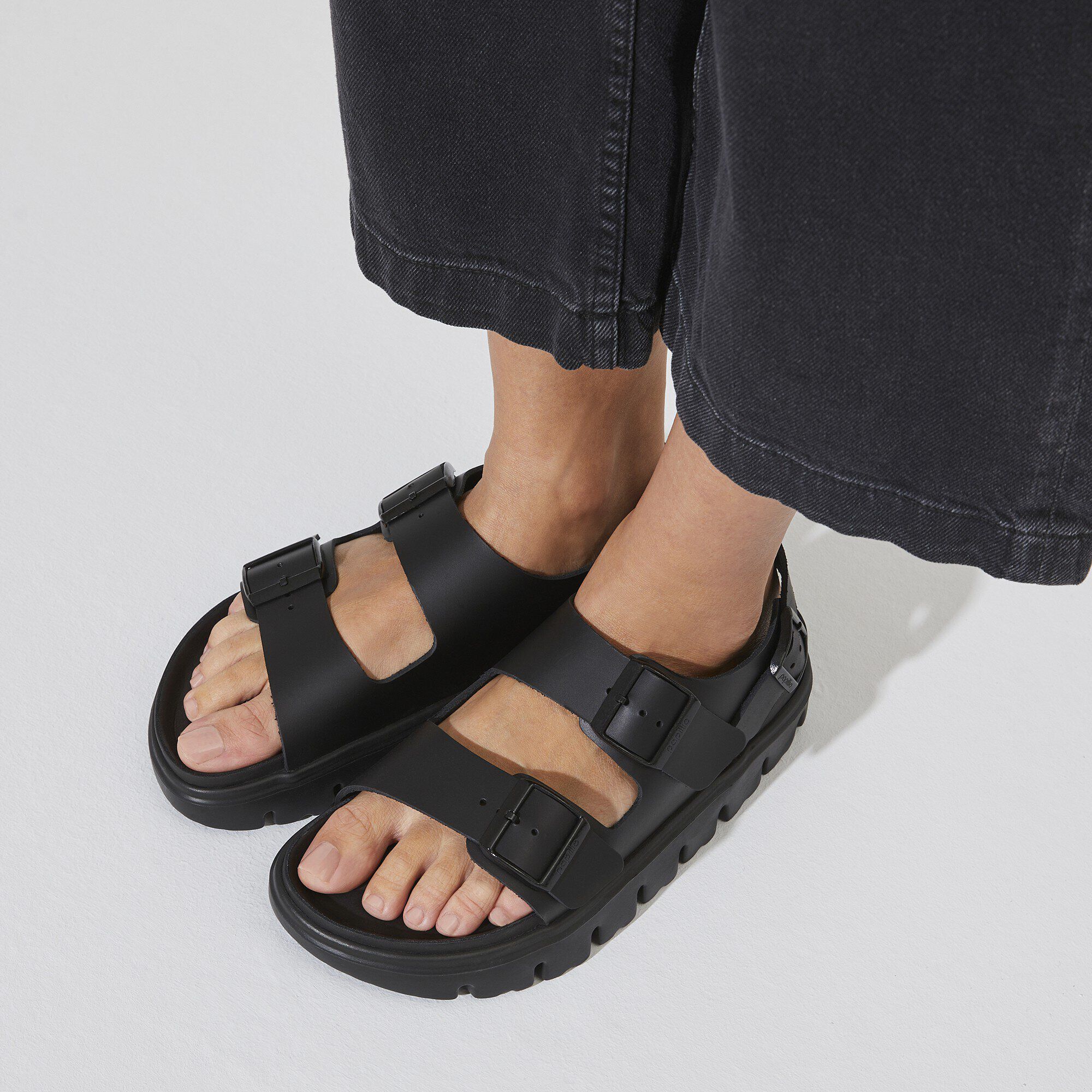 Milano Chunky Leather in Color Black | BIRKENSTOCK Canada