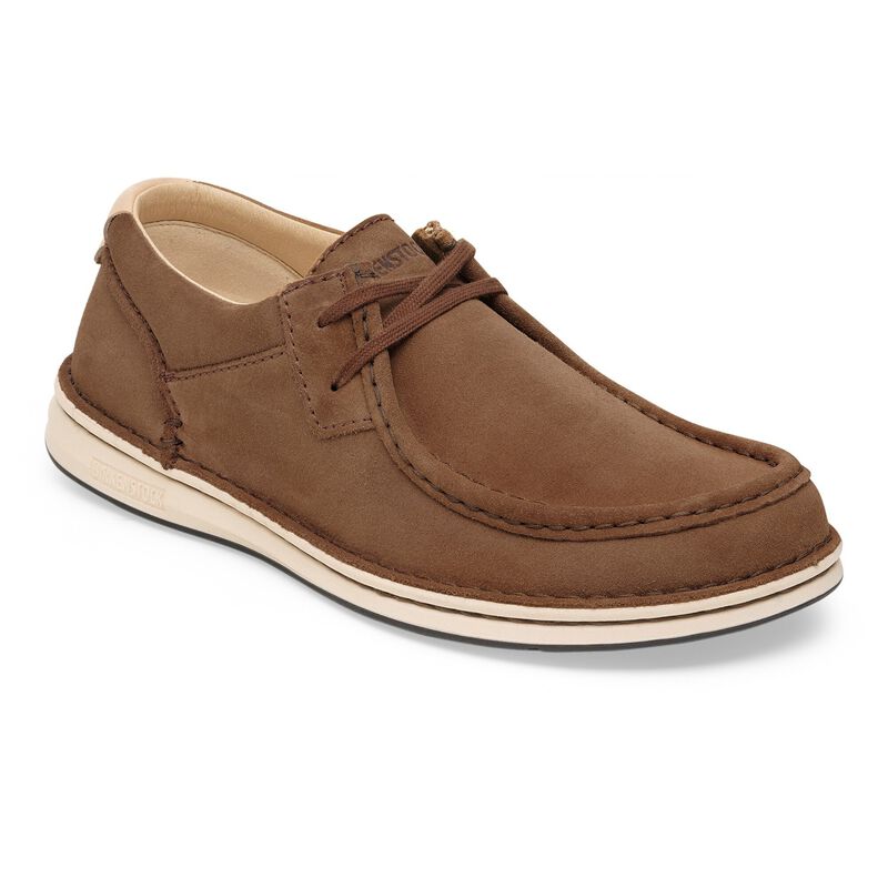BIRKENSTOCK Pasadena Suede Leather Dark Tea Contour Sole detail