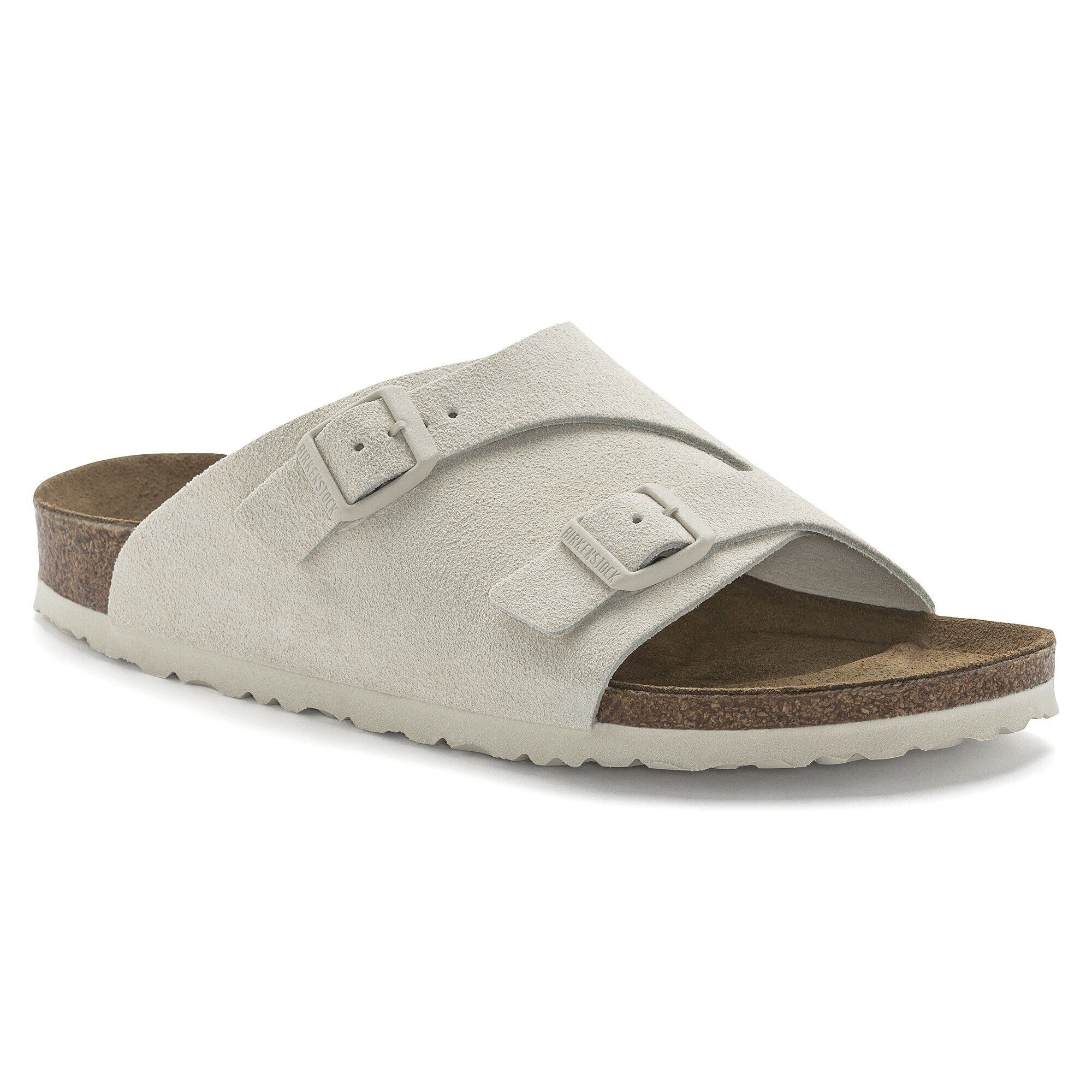 Zürich Suede Leather in Color Antique White | BIRKENSTOCK US