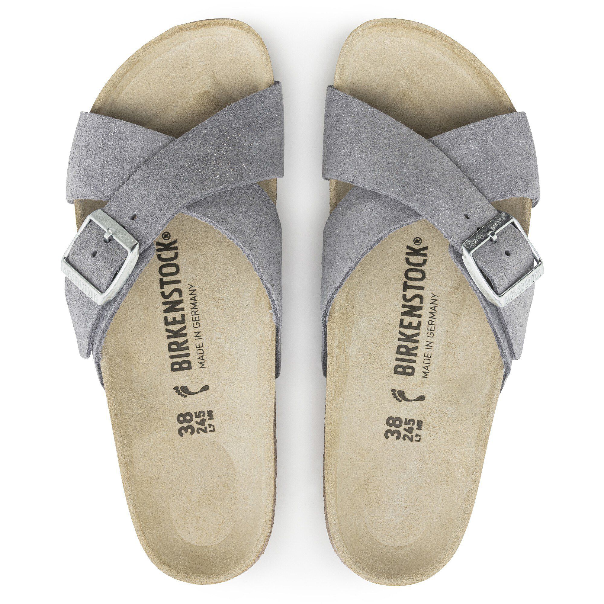 Siena Suede Leather in Color Purple Fog | BIRKENSTOCK US