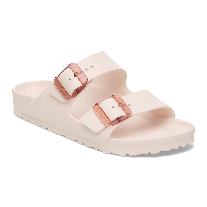 BIRKENSTOCK Arizona Stealth Buckle EVA White Soft Sole detail