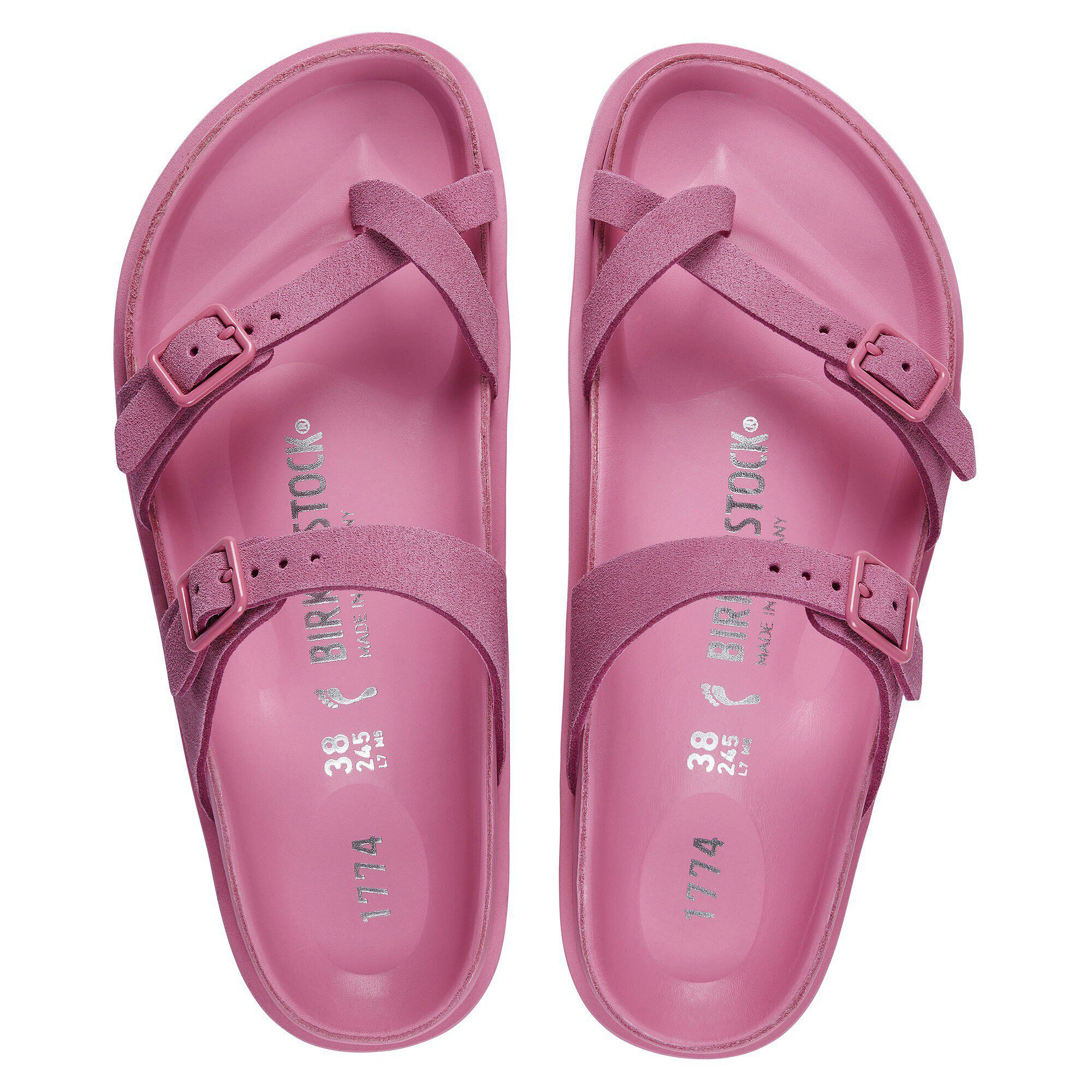 1774 III Mayari Suede Leather in Color Azalea Pink