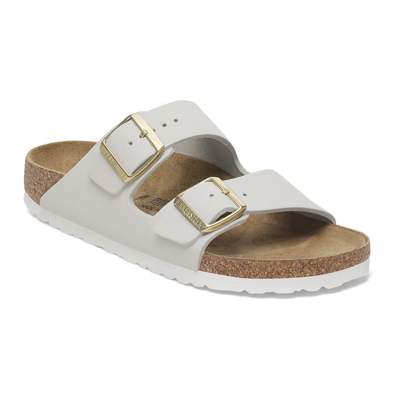 BIRKENSTOCK Arizona Nubuck Leather Stone Blue Daily Comfort detail