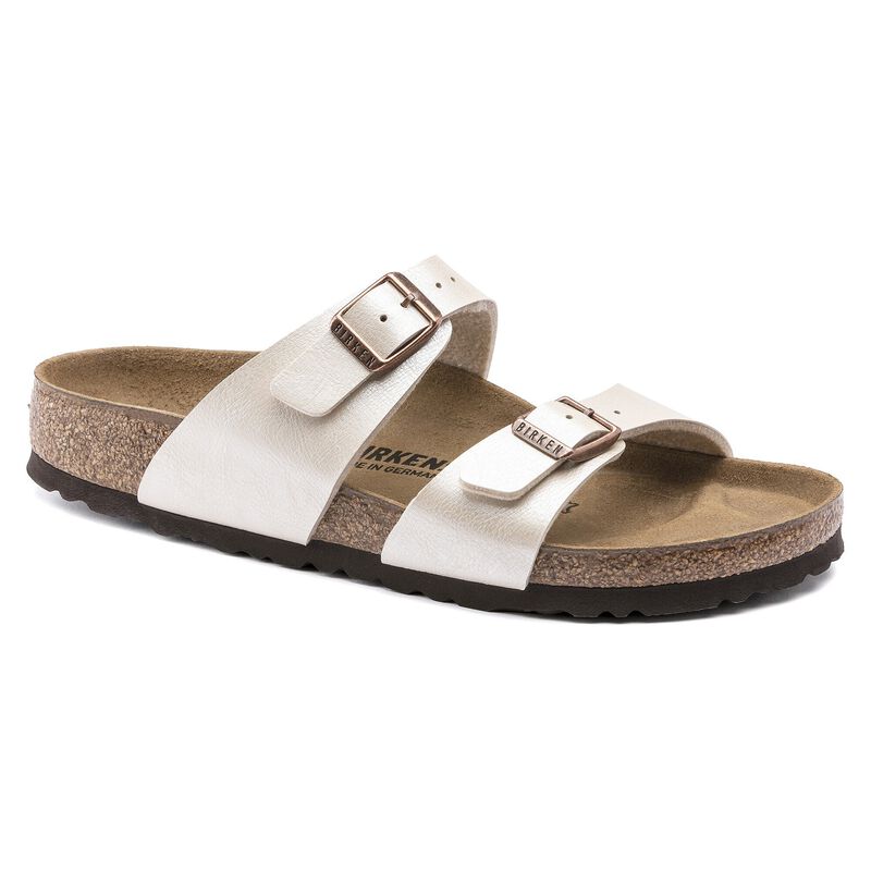 BIRKENSTOCK Sydney Birko-Flor Graceful Taupe Lounge Fit detail