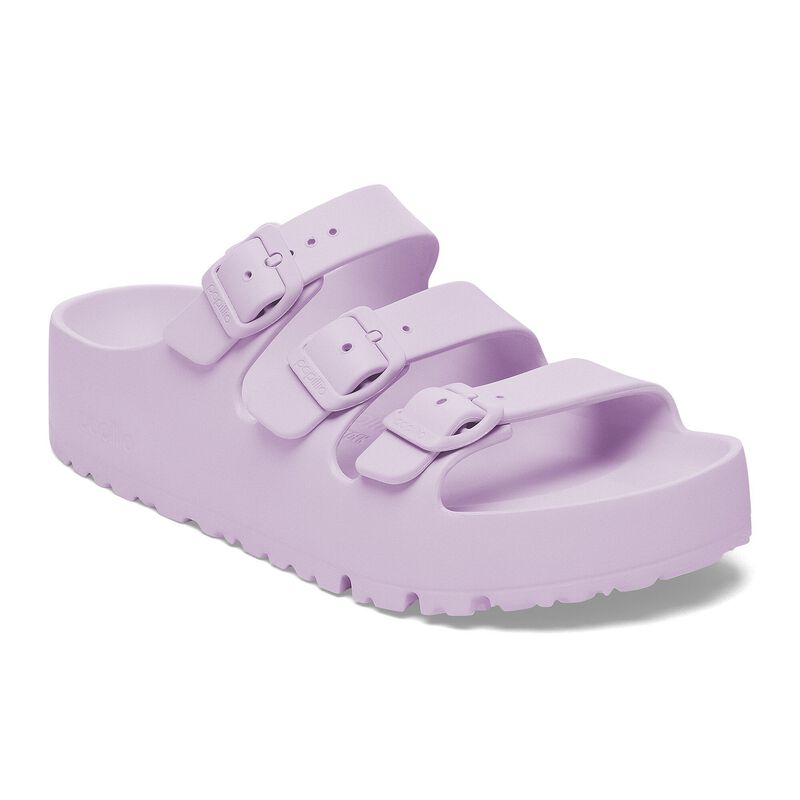 BIRKENSTOCK Florida Flex Platform EVA Black Soft Sole detail