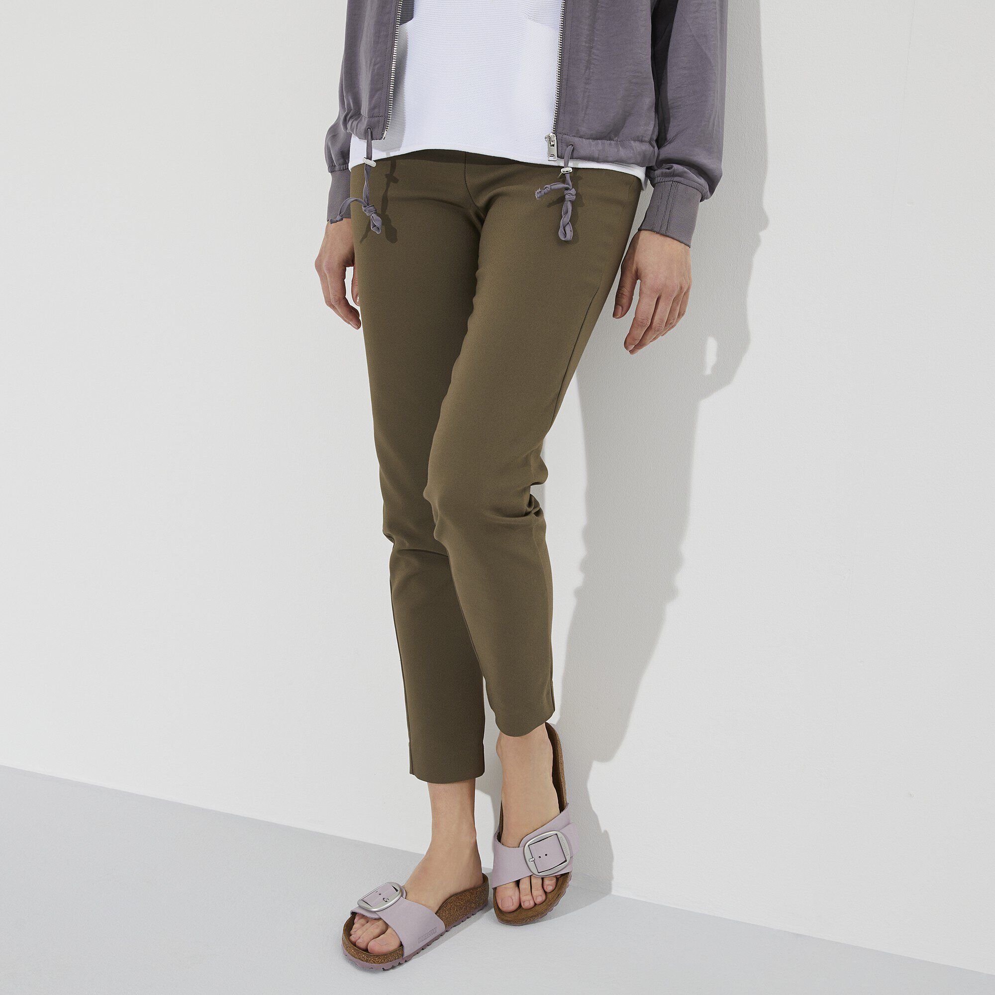 Madrid Big Buckle Nubuck Leather