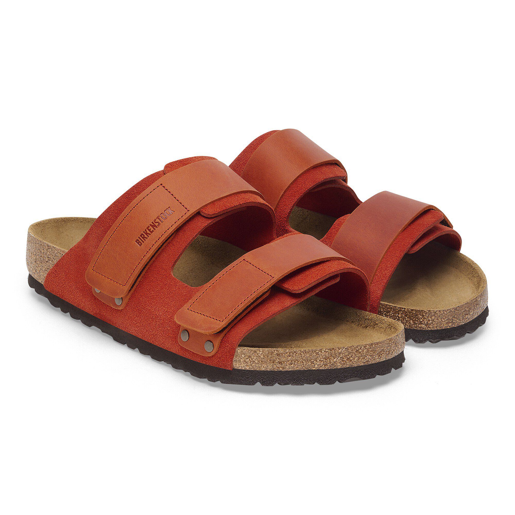 Uji Nubuck-Suede Leather in Color Rust Brown | BIRKENSTOCK US