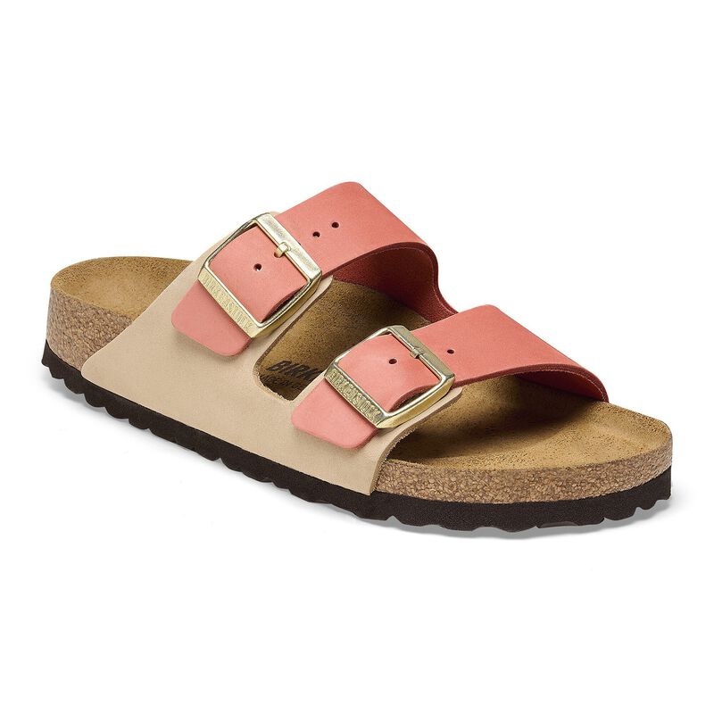 BIRKENSTOCK Arizona Nubuck Leather Stone Blue Daily Comfort detail