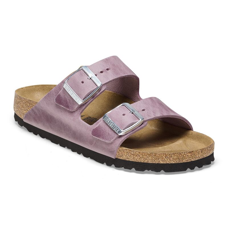BIRKENSTOCK Arizona Oiled Leather Thyme Lounge Fit detail