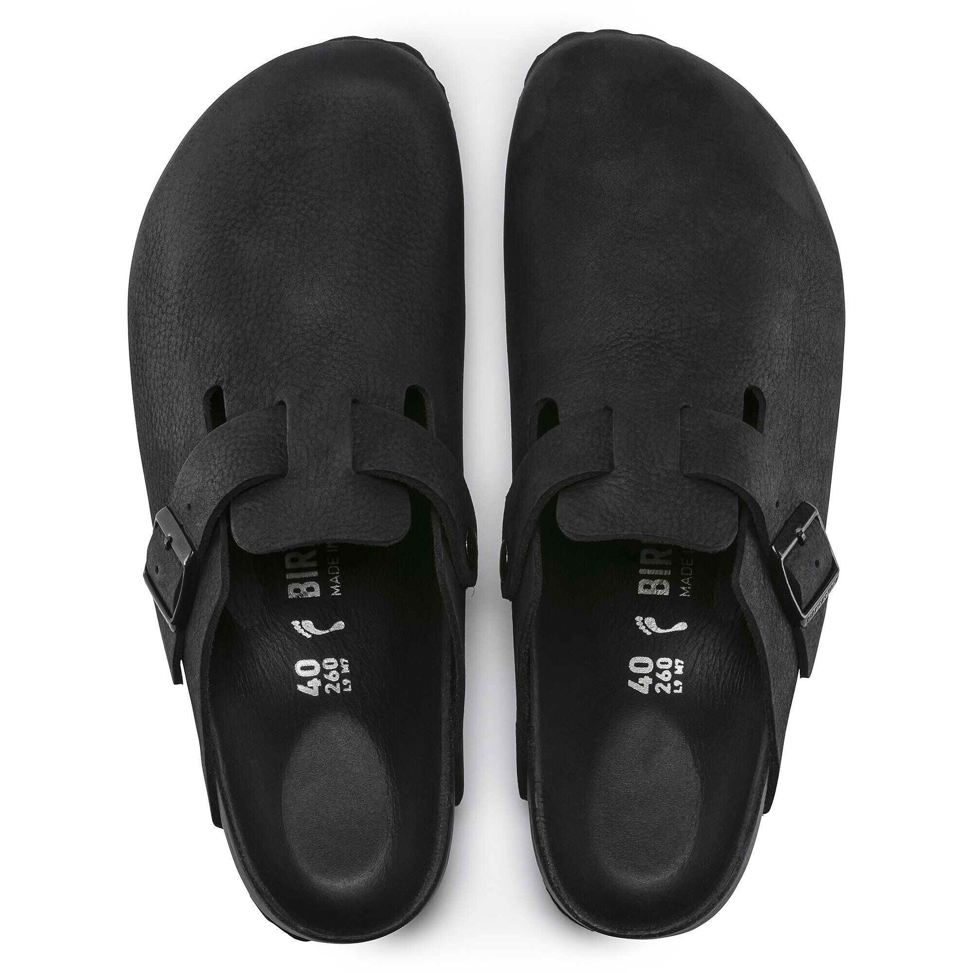 Boston Leather in Color Black | BIRKENSTOCK US
