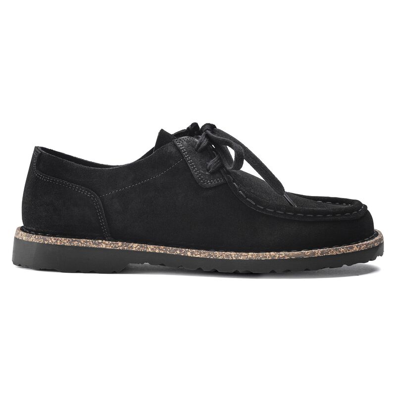 BIRKENSTOCK Pasadena III Suede Leather Black Walk Edit detail