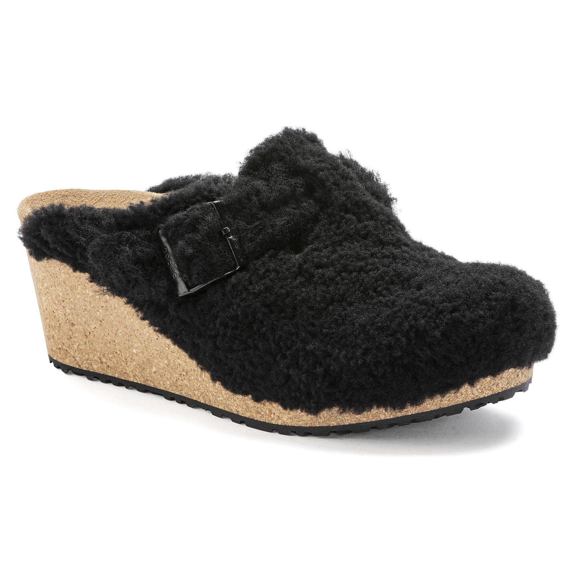 【美品】BIRKENSTOCK ビルケンシュトックFANNY TEDDY Fanny Teddy Shearling in Color Teddy Black | BIRKENSTOCK US