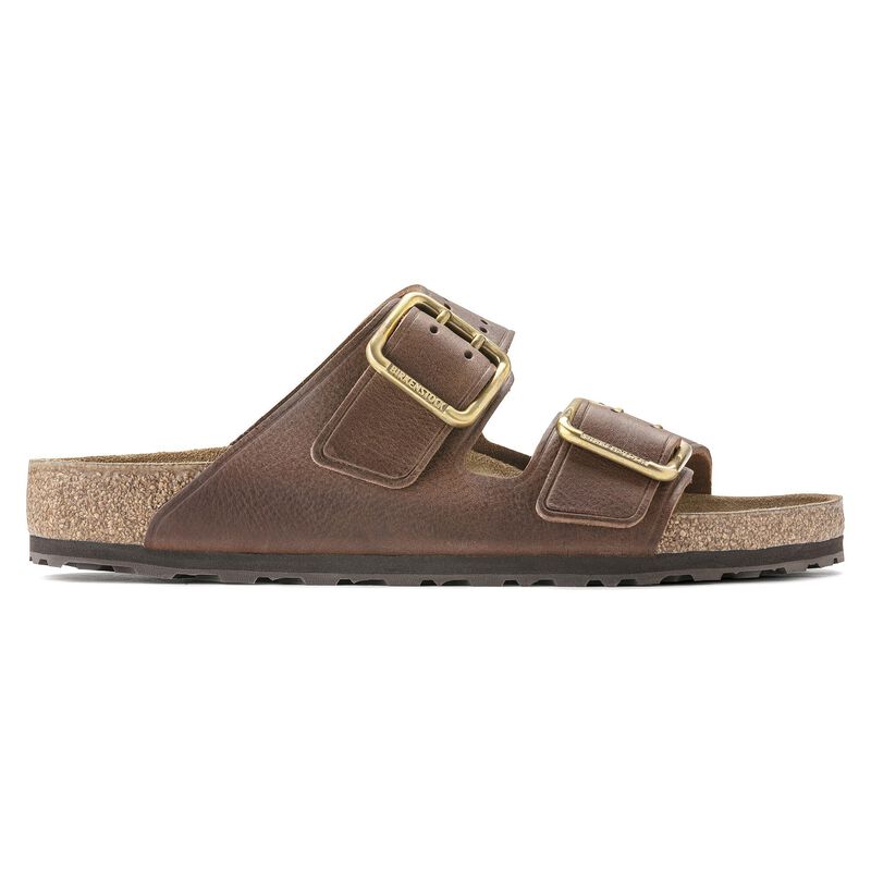 BIRKENSTOCK Arizona Bold Leather Roast Soft Footbed detail