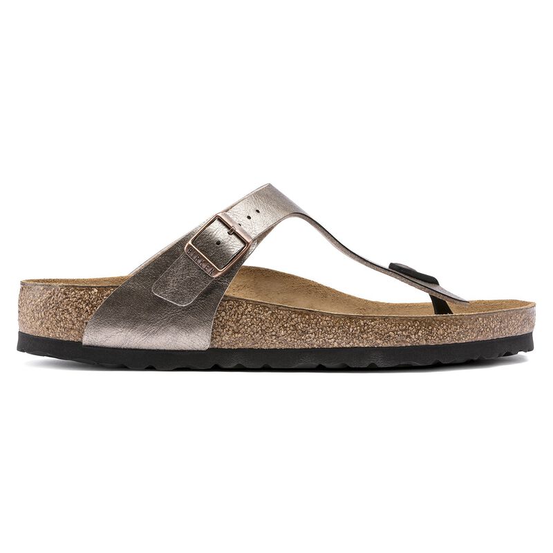 BIRKENSTOCK Gizeh Birko-Flor Graceful Taupe Daily Comfort detail