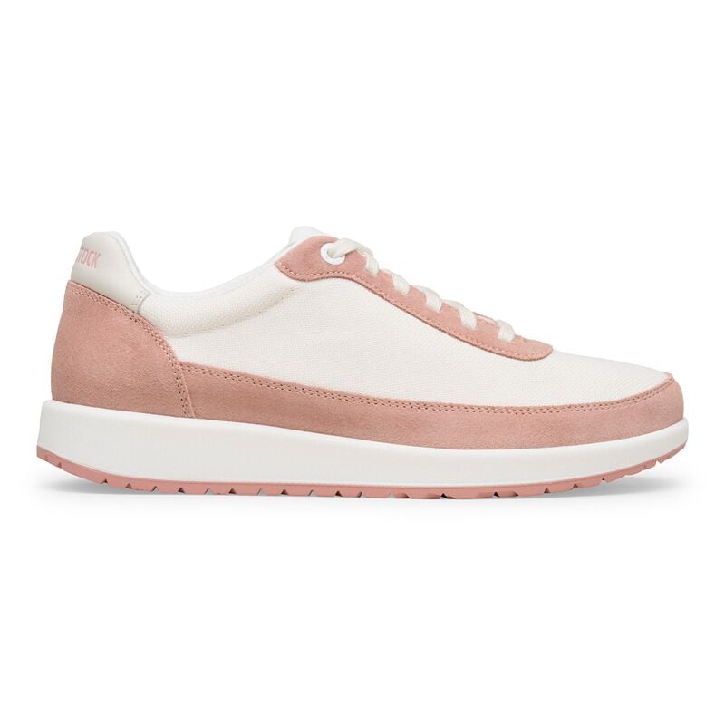 BIRKENSTOCK Honnef City Natural Leather/Textile Pink Clay / Eggshell Trail Easy detail