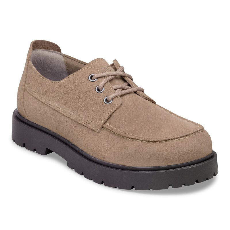 BIRKENSTOCK Highwood Moc Lace Low Suede Leather Carafe Trail Easy detail