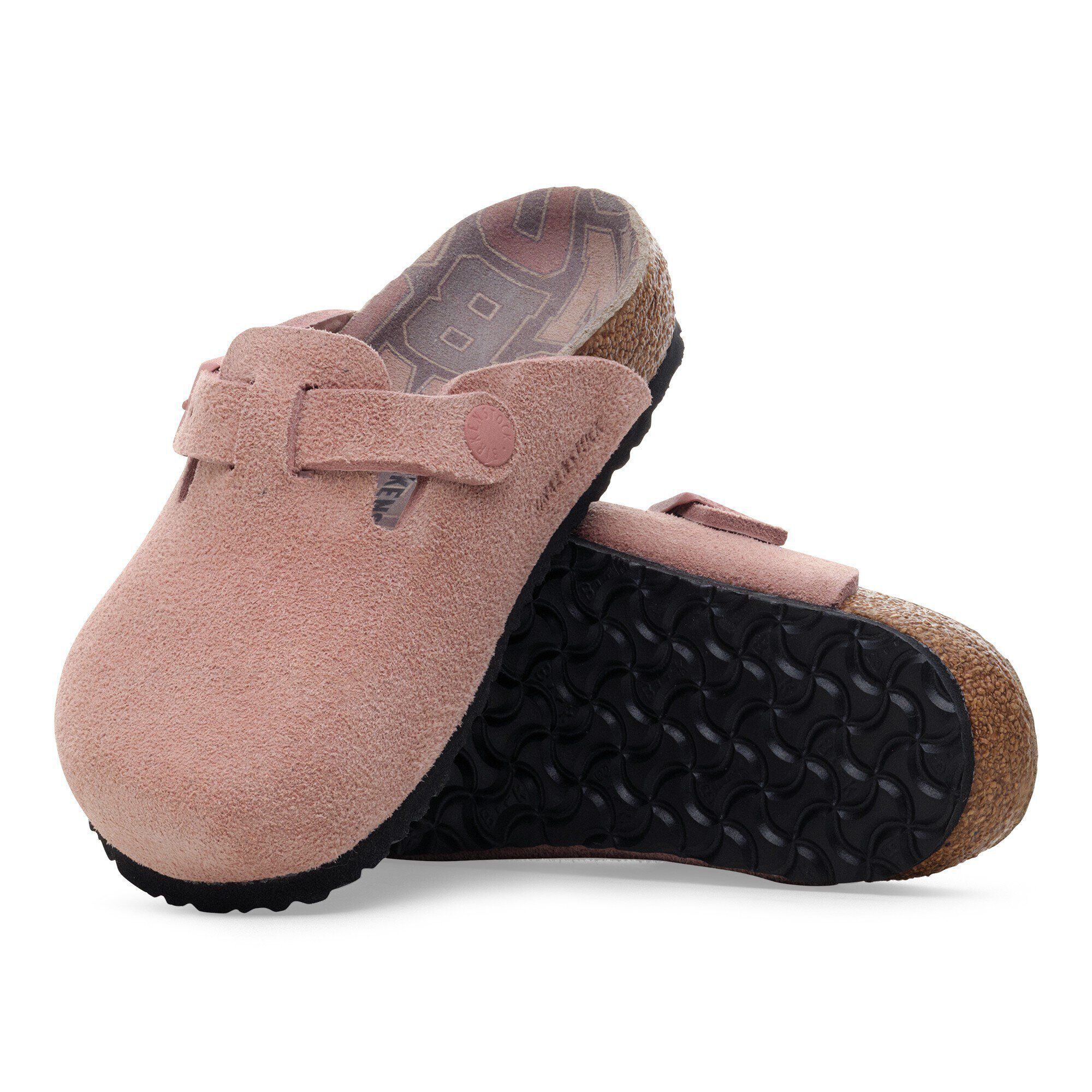 Boston Kids Suede Leather in Color Pink Clay | BIRKENSTOCK US