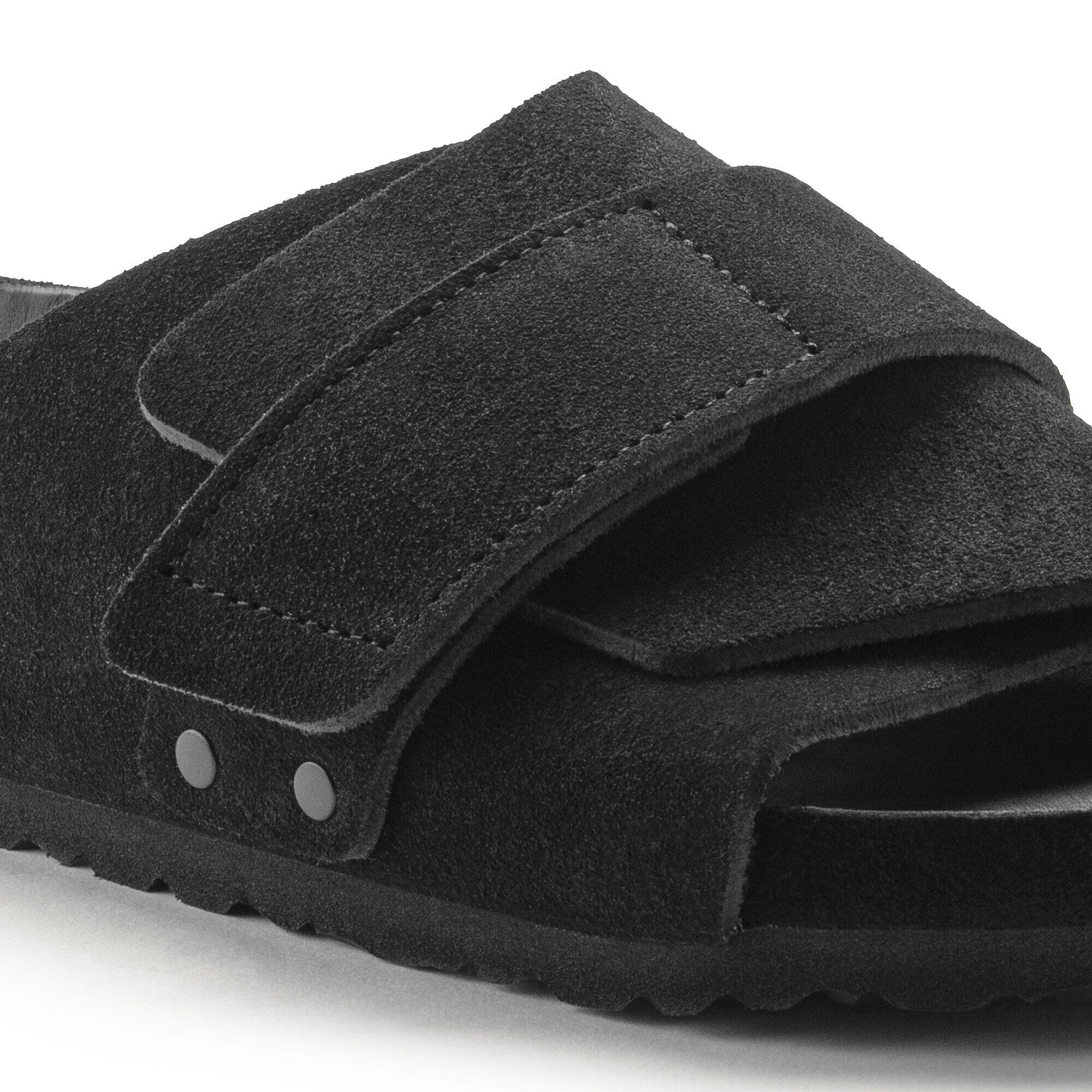 Kyoto Suede Leather in Color Black | BIRKENSTOCK US
