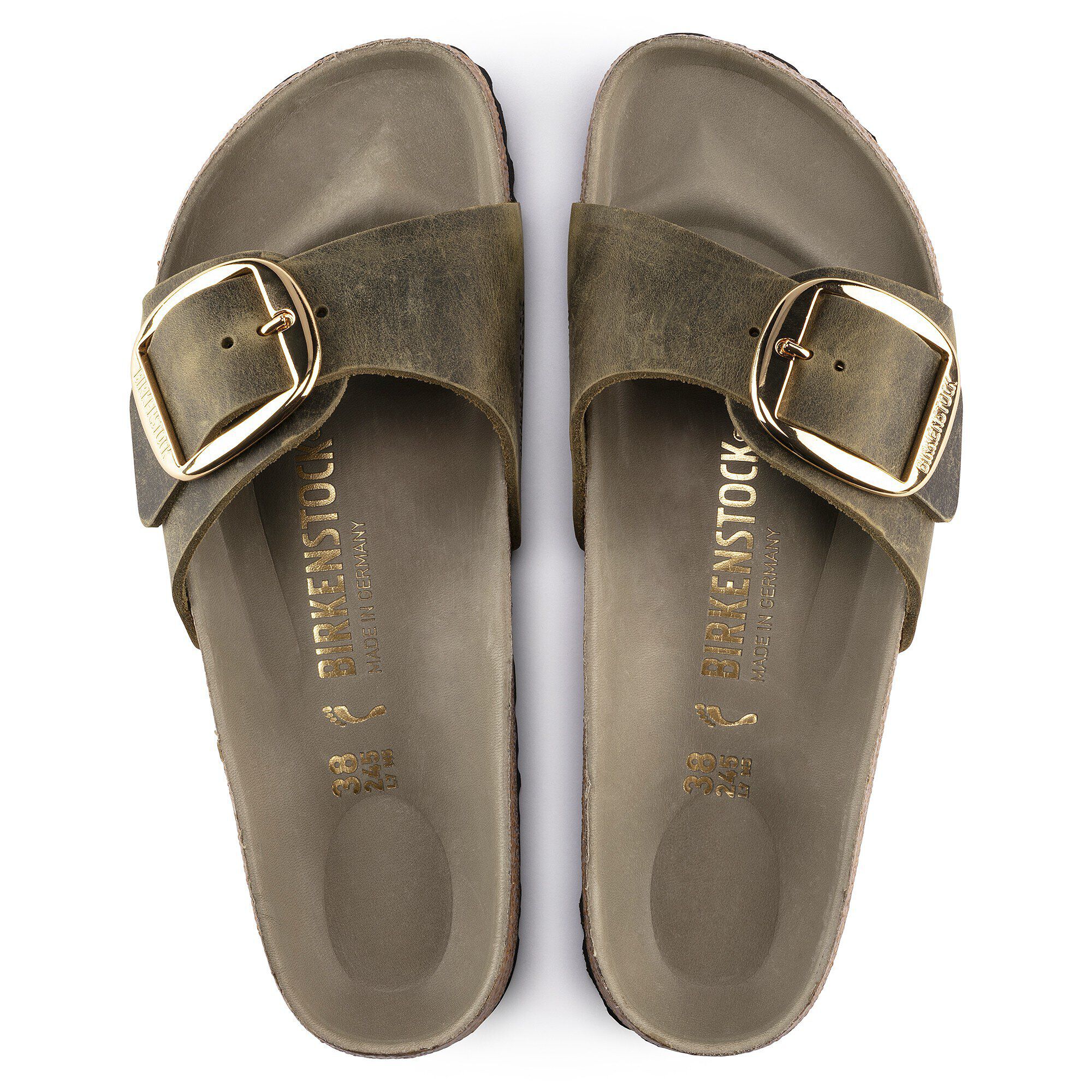 Madrid Big Buckle Oiled Leather