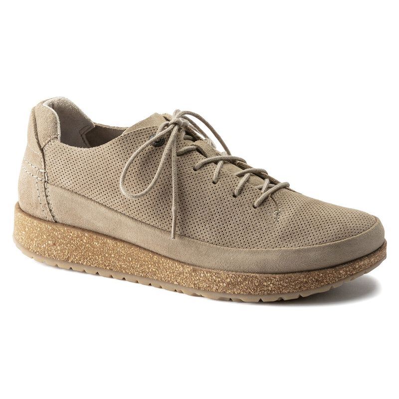 BIRKENSTOCK Honnef Light Suede Leather Midnight Blue Trail Easy detail