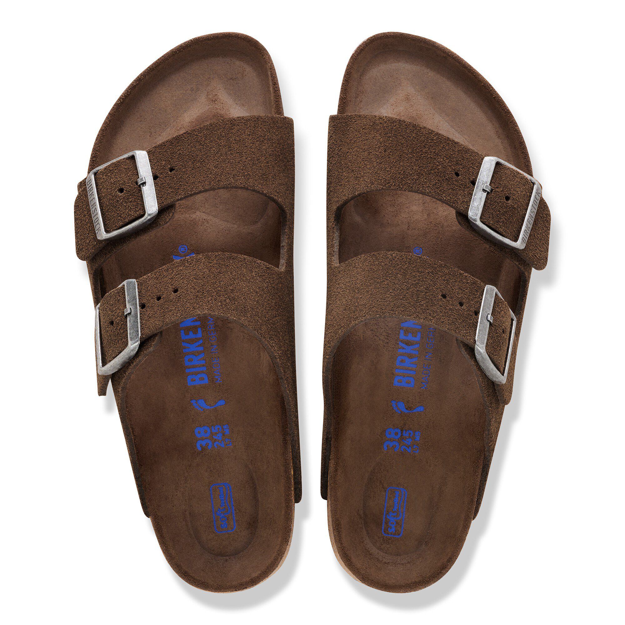 Arizona Soft Footbed Suede Leather - a top view